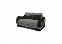 Rafi 2-es kanapé (fix) 3.kép fekete-szürke